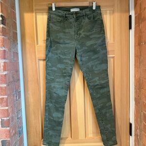 Social Standard by Sanctuary Olive Camo Skinny Jeans